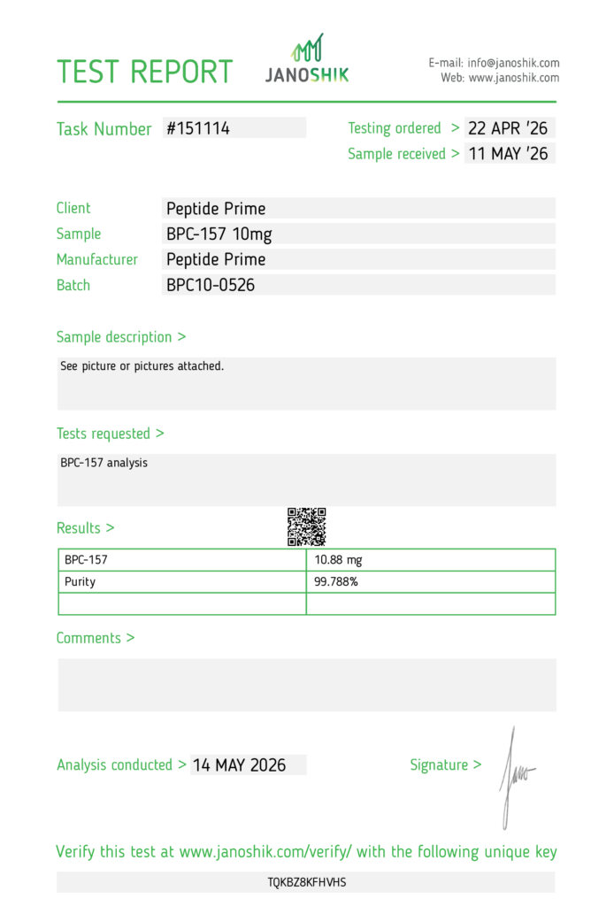 Lab test report 151114